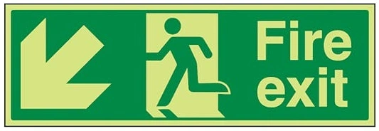  Fireexitdownleft